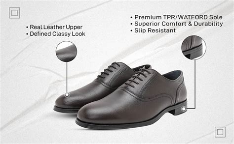 Buy Red Tape Genuine Leather Formal Oxford Shoes For Men | Soft ...