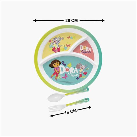 Buy SERVEWELL Dora Print 3-Pc. Kids Dining Set from Servewell at just ...