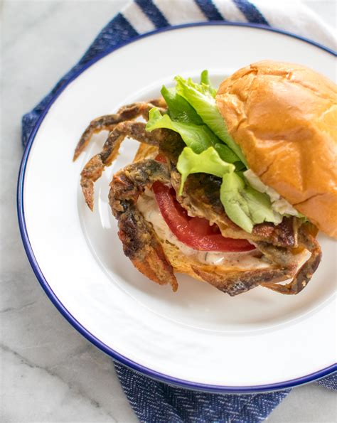 Soft Shell Crab Sandwich | Carolyn's Cooking