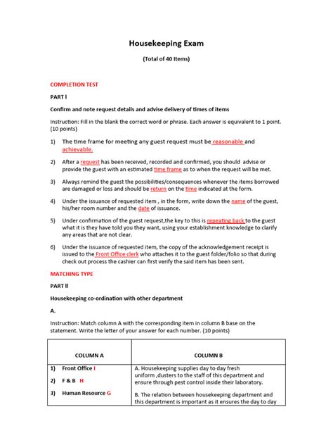 Image result for Written Test Example