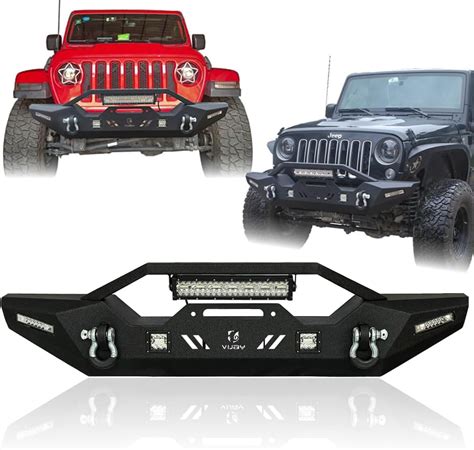 Vijay TIOYAR Front Bumper for Jeep Wrangler JK, JL, JLU & India | Ubuy