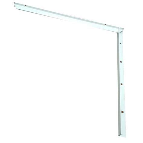 CounterBalance Concealed Bracket Mini 19-in x 1-in x 16-in White Steel ...