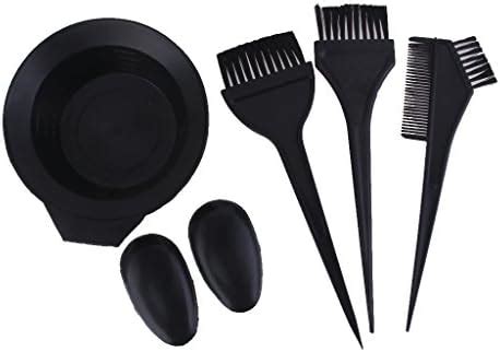 NF&E Salon Hair Color Kit with Coloring Brushes Bowl Comb Salon Tint ...
