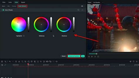 Color Grading Filmora 的图像结果