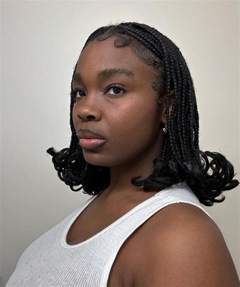 Short french curl braids – Artofit