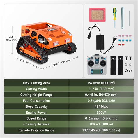 AHM Remote Control Lawn Mower, 21 Hybrid Mower with India | Ubuy