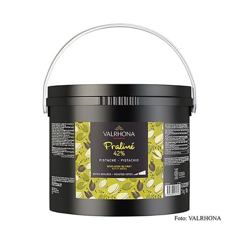 Valrhona pisztacia praline massza, 42%, gyumolcsos (11936), 5 kg, Pe ...
