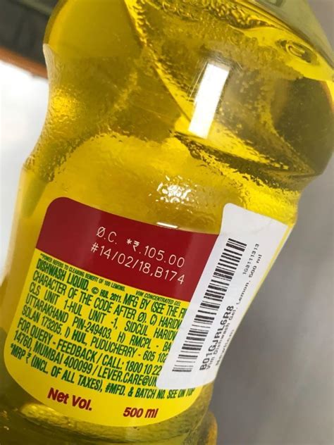 Vim Dishwash Liquid Gel Lemon, With Lemon Fragrance, Leaves No Residue ...