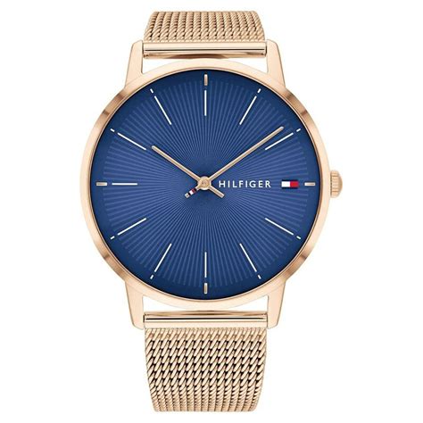 Buy Online Tommy Hilfiger Quartz Analog Blue Dial Stainless Steel Strap ...