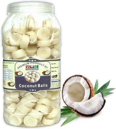 VTC Pure Milk Coconut Toffee, Kerala Nariyal Laddu Soft & Chewy Candy ...