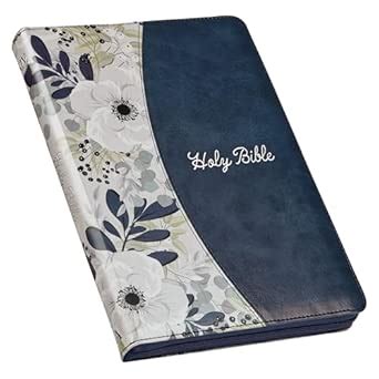 KJV Holy Bible, Thinline Large Print Faux Leather Red Letter Edition ...