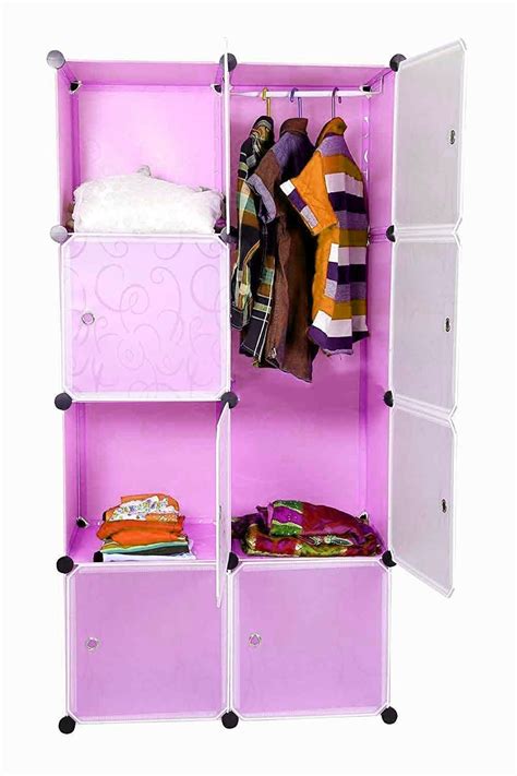 House of Quirk Plastic Multi Use Wardrobe Organiser, Pink : Amazon.in ...