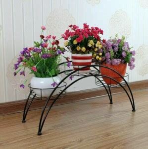 Flipkart SmartBuy 3-Tiered Metal Plant Stand, Indoor/Outdoor Flower Pot ...