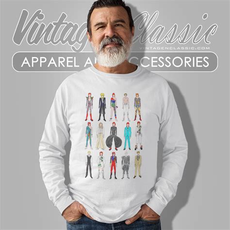 Characters Of David Bowie Shirt Ziggy Stardust - Vintagenclassic Tee