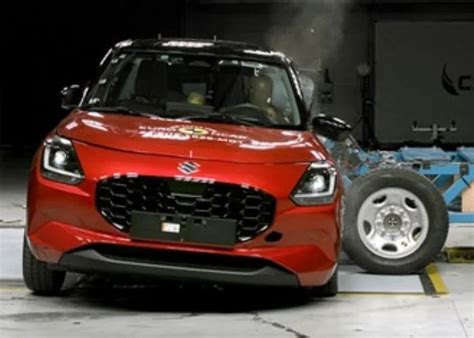Suzuki Swift Crash Test Rating - Scores 3 Stars In Euro NCAP