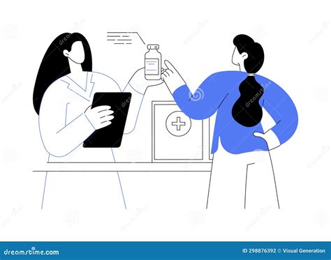 Pharmaceutical Sales Representative Abstract Concept Vector Illustration. Stock Vector ...