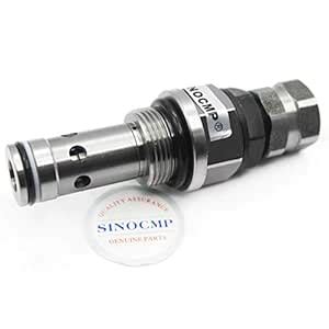 SINOCMP Excavator Relief Valve Assy For Komatsu PC55 Control Valve ...