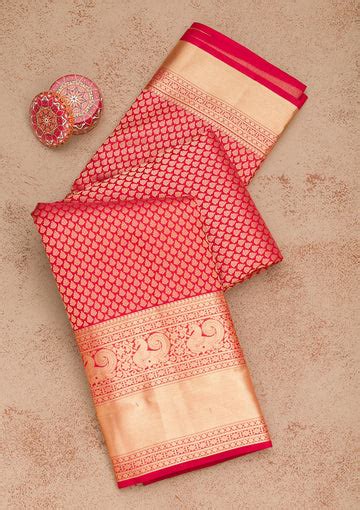 Buy Luxurious Red Silk Sarees Online for Every Occasion – Koskii