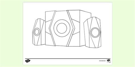Loud Speaker Colouring | Colouring Sheets (teacher made)