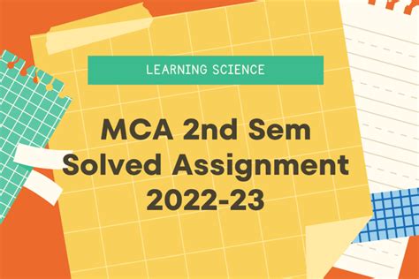 Image result for MCA Assignment IGNOU