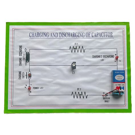 Buy Charging and DISCHARGING of Capacitor Working Project-Model Online ...