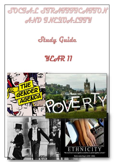 SOLUTION: Social stratification and inequality sociology - Studypool