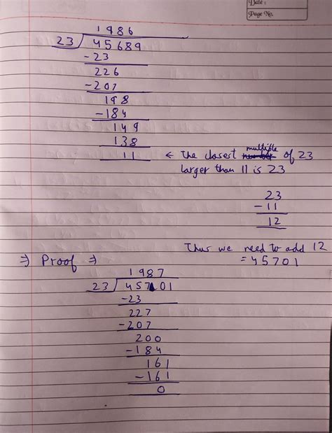 Find the smallest number that Should be added to 45689 to make the ...