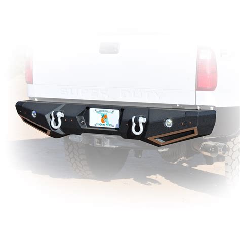 Buy Smittybilt M1 Ford Rear Bumper with D-ring Mounts and Additional ...