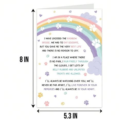 Dog Lost Card With Envelope! Pet Sympathy Card For Pet Lovers. Pet Lost ...