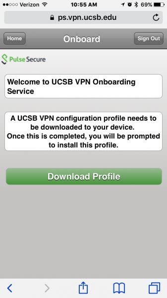 Pulse Secure Client 的图像结果