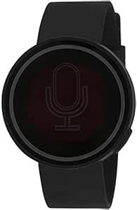 Pappi-Haunt Touch Screen Digital Display Black Dial Unisex Watch ...
