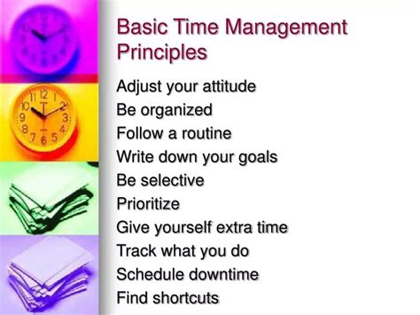Image result for Basic Time Management Principles