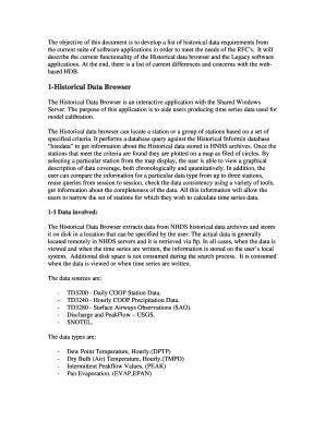Fillable Online nws noaa 1-Historical Data Browser - nws noaa Fax Email ...