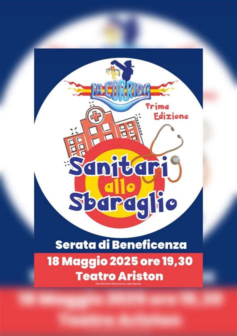 La Corrida - Sanitari allo sbaraglio - Evento Solidale, Via Boccaccio 2 ...