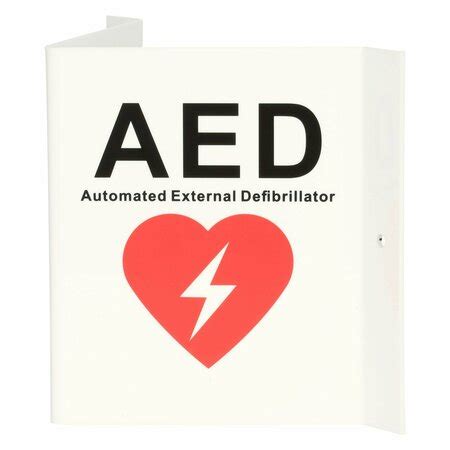 American Hospital Supply 3D AED Sign with Pre-Drilled Mounting Holes ...