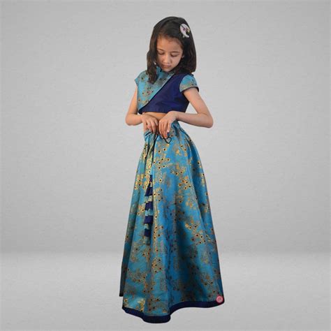 Blue Lehenga Choli l Ethnic Wear Girls l Party Wear – Picco Ricco