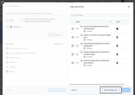 Aligning and Re-aligning your Goals – Mesh