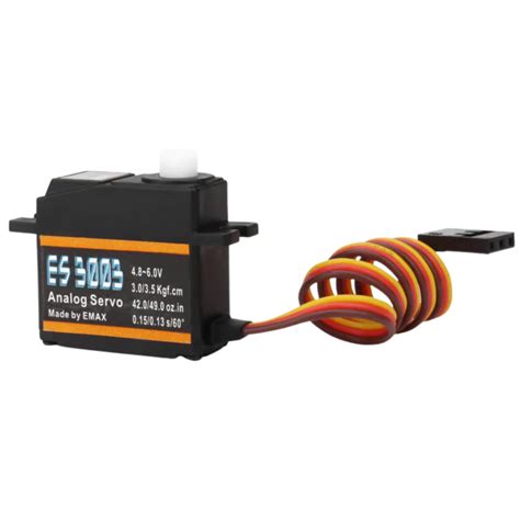 EMAX ES3003 17g 23T Plastic Gear Analog Servo for RC Airplane – Robocraze