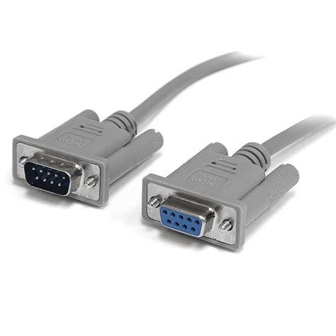 StarTech.com 10-Feet DB9 RS232 Serial Null Modem Cable F/M (SCNM9FM ...