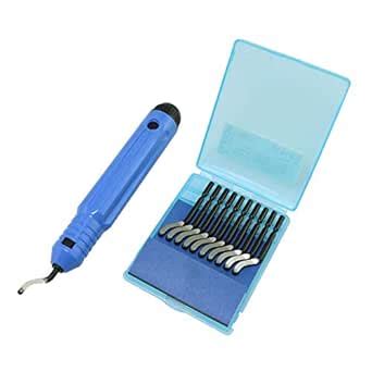 RLECS DIY Edge Cutter NB1100 Deburring Tool with A Blade and 10Pcs ...