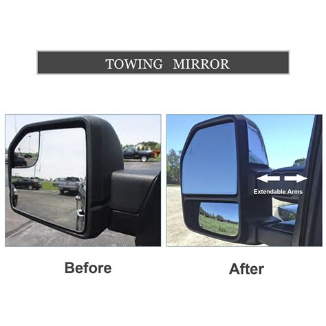 ReYee Towing Mirrors fit Ford F150 Pickup Truck 2015 2016 2017 2018 ...