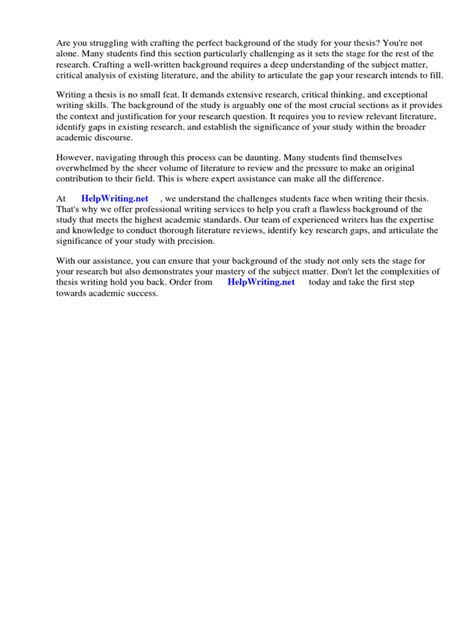 Image result for Research Proposal Background Example