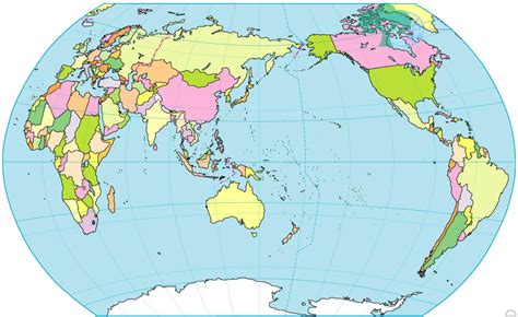 求一张世界行政地图！急用就是类似下面的这张，但每个国家的颜色都不一样，上面必须没字。分辨率高点好_百度知道