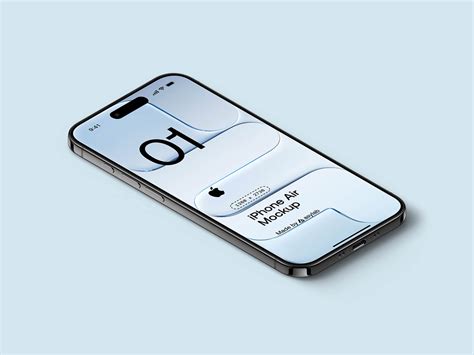 Free Perspective iPhone Air Figma / PSD Mockup - Good Mockups