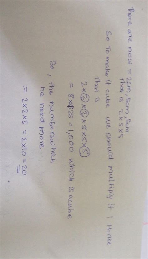 Parikshit make a cuboid of plasticine of sides 5 cm , 2 cm , 5 cm. How ...