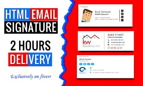 Image result for Clickable HTML Email Signature