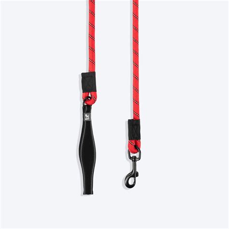 HUFT Classic 5 ft Red Dog Rope Leash – Heads Up For Tails