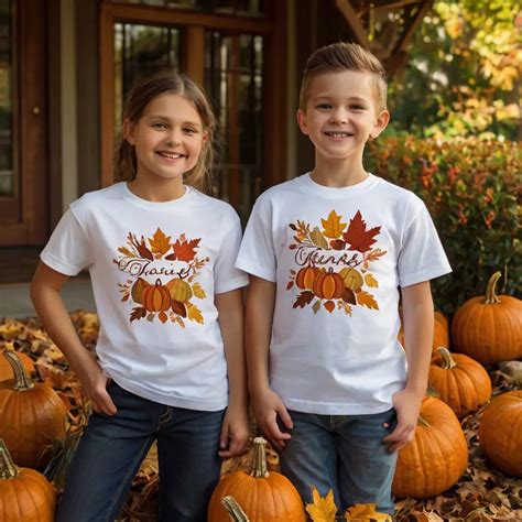 Thanksgiving Shirt Ideas for Family: Festive Styles