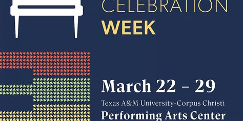 Piano Celebration Week 2024 | Events Calendar | Texas A&M University ...