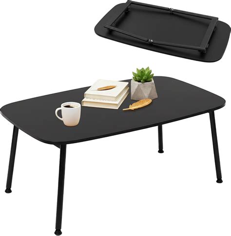 Amazon.com: Folding Coffee Table, Portable Floor Table for Sitting on ...